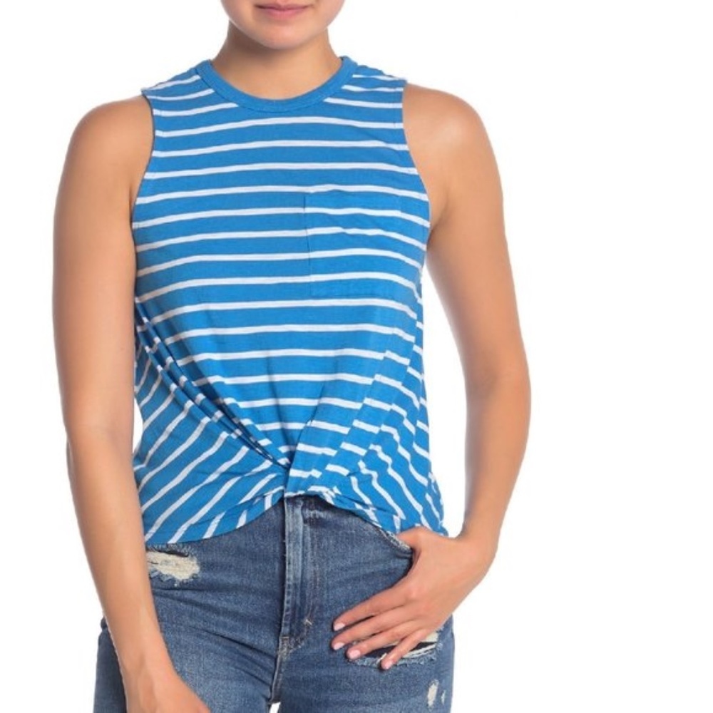 Abound Twist Front Pocket Tank Top